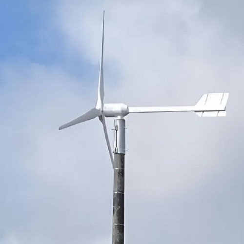 Zestaw pozioma turbina wiatrowa serii G RX-10KG 10 kW 380 V, sterownik sieciowy FKJ-GT 10 kW 380 V, falownik trójfazowy 10 kW 380 V