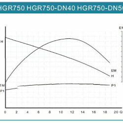 Cyrkulacyjna pompa osuszająca HGR750-DN50, 220V z mokrym wirnikiem