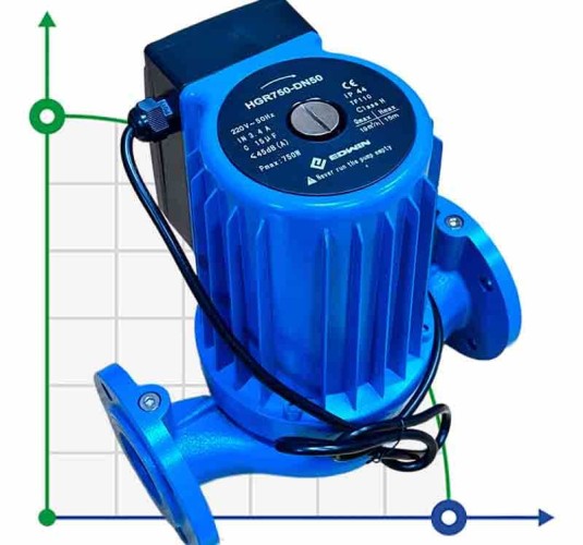 Cyrkulacyjna pompa osuszająca HGR750-DN50, 220V z mokrym wirnikiem