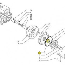 Lepki uszczelnienie d.22, Viton