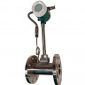 DN65 Przepływomierz wirowy ze stali nierdzewnej KLUGB DN65/PN16 RF kołnierz DIN, do pary, 0,3-3 t/h, <1,6 MPa, <250°C, 4-20mA, ExdIIBT66