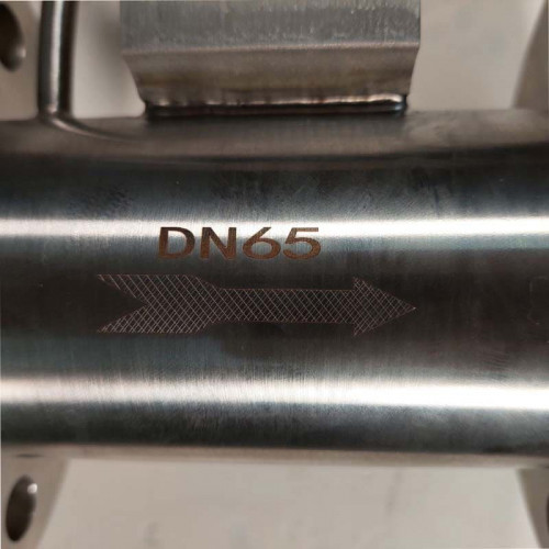 DN65 Przepływomierz wirowy ze stali nierdzewnej KLUGB DN65/PN16 RF kołnierz DIN, do pary, 0,3-3 t/h, <1,6 MPa, <250°C, 4-20mA, ExdIIBT66