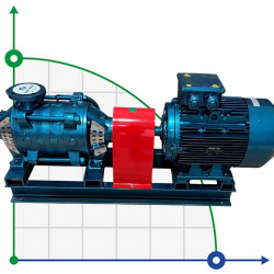 Pozioma pompa wielostopniowa EKM 32/04, 4 kW, 380 V 60 Hz, 3500 obr.