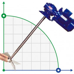 Mieszalnik wolnoobrotowy FLUIMAC MR 018-4-140, 0,18 kW, 140 obr./min, 380 V