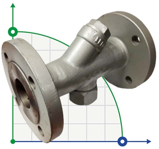 DN50 Odwadniacz termodynamiczny kołnierzowy PN16/1.0619