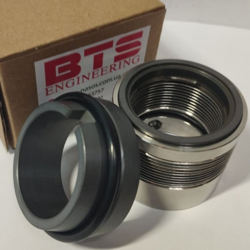 Uszczelnienie mieszkowe metalowe wału pompy R-680 40, SIC/SIC, VITON, AM350/316