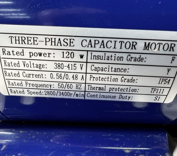 Pompa chemiczna ze sprzęgłem magnetycznym MD-F-255SAE-5V38AYS, PPH, 53L/min, 6.2m, 380V