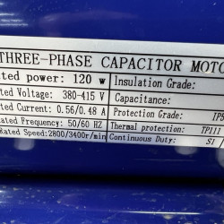 Pompa chemiczna ze sprzęgłem magnetycznym MD-F-255SAE-5V38AYS, PPH, 53L/min, 6.2m, 380V