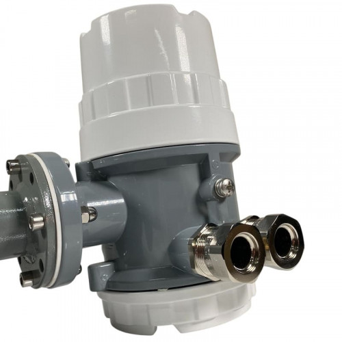 DN15 Przepływomierz elektromagnetyczny ze stali węglowej KLD PN16 (98% kwas siarkowy), 0,19-3,18 m3/h, 4-20mA+RS485