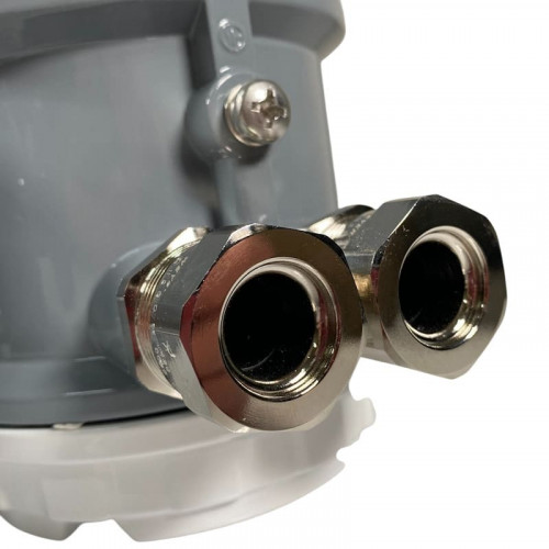 DN15 Przepływomierz elektromagnetyczny ze stali węglowej KLD PN16 (98% kwas siarkowy), 0,19-3,18 m3/h, 4-20mA+RS485