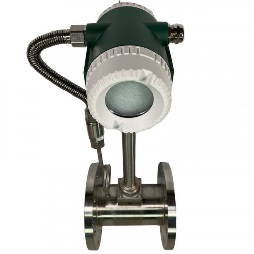 DN80 Przepływomierz wirowy ze stali nierdzewnej KLUGB DN80/PN16 RF kołnierz DIN, do pary 0.18-5.5 t/h <1,6 МПа, 120-145°C, 4-20mA, ExdIIBT6