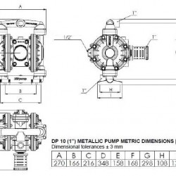 Pompa membranowa nierdzewna DP 10 SC/SN - SC/N - SC/B