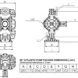 Pompa pompowanie farby DP 10 PP/N*B - PB/N*B
