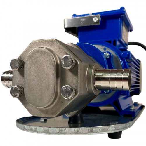 Pompa zębata ze stali nierdzewnej do przesyłu metanolu WCB-75/380V 50Hz, 37,5 l/min, 30 m, AISI 304, 0,75 kW, 1400 obr./min, Ex