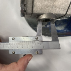 Pompa zębata ze stali nierdzewnej do przesyłu metanolu WCB-75/380V 50Hz, 37,5 l/min, 30 m, AISI 304, 0,75 kW, 1400 obr./min, Ex