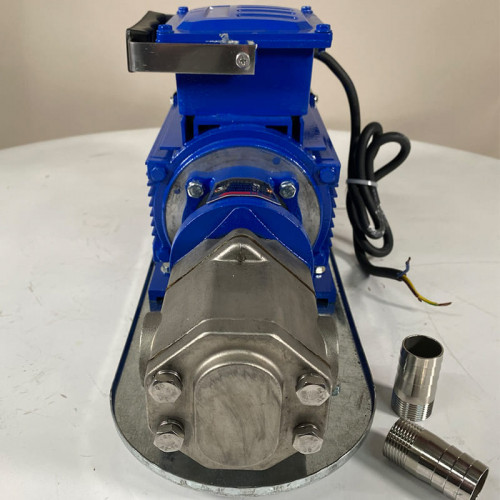 Pompa zębata ze stali nierdzewnej do przesyłu metanolu WCB-75/380V 50Hz, 37,5 l/min, 30 m, AISI 304, 0,75 kW, 1400 obr./min, Ex