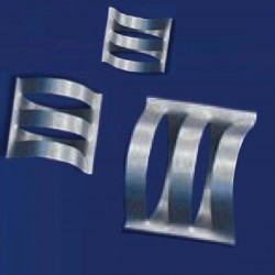 Metalowe Siodło Interpack, AISI 304, 10x0,3 mm, VFF