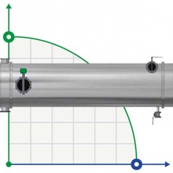 Deflagmator (płaszczowo-rurowy wymiennik ciepła) - 40m2