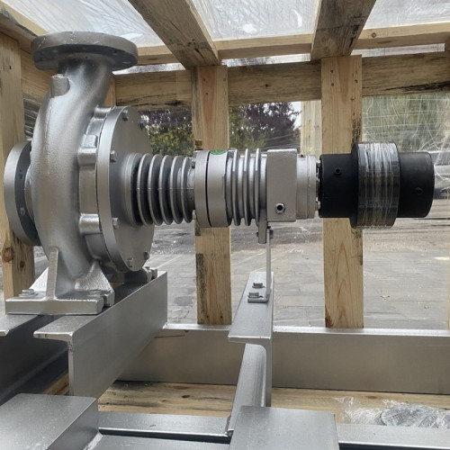 Pompa oleju termicznego EMSE EKY 80-250, 75 kW, 2900 ze sprzęgłem na ramie, bez silnika