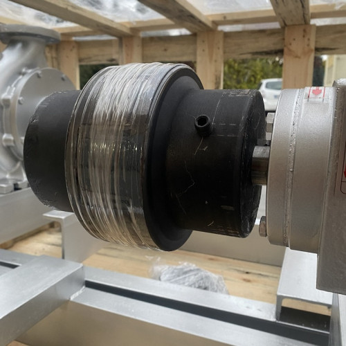 Pompa oleju termicznego EMSE EKY 80-250, 75 kW, 2900 ze sprzęgłem na ramie, bez silnika