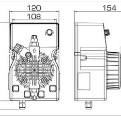 Pompa dozująca PDE DLX CC/M 8-10 230V/240V