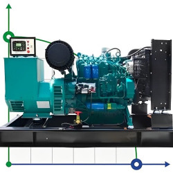Przemysłowy generator diesla XHYW-60GF z ATS, silnik Weichai 80kVA, 60kW, 380V/50HZ typ otwarty