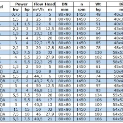 Odśrodkowa pompa pionowa IRG BGLB 80-315(I)B (40,5/21), 5,5kW, 1450 Ex