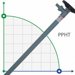 700 MM, PP, HP część pompy (trąba) do pompy beczkowej