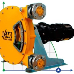 Przemysłowa pompa wężowa JXHIN-40-CI+SS-NR-P, 3.28 m3/h, 2,2 kW, 16 bar, 380V
