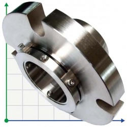 Uszczelnienie kasetowe R-ZF 55, SIC/SIC, VITON, 304