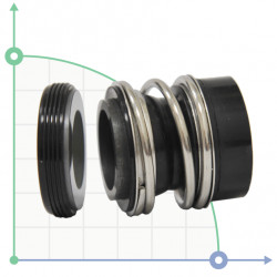 Uszczelnienie pompy R-MG12 100, CAR/CER, VITON, 304, G4