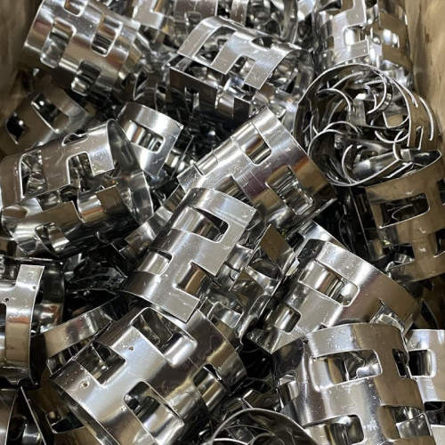 Metalowe wypełnienie Pall Ring, AISI 304, 38x38x0,5 mm, Pall Ring, VFF