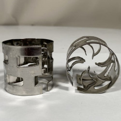 Metalowe wypełnienie Pall Ring, AISI 304, 38x38x0,5 mm, Pall Ring, VFF