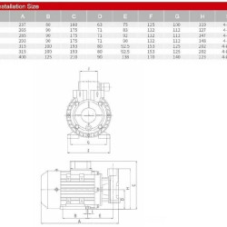 Wysokotemperaturowa pompa wirowa WD-20N, 380V -30°C+200°C