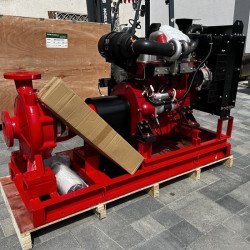 Przepompownia napędzana silnikiem spalinowym BSD 65-315/750