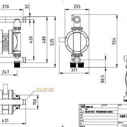 RUBY FDA 040S-W-TSS-T  pompa membranowa pneumatyczny