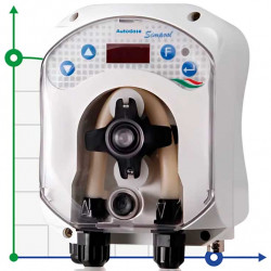 Pompa dozująca perystaltyczna AQUA PDP SIMPOOL AUTOMATIC 03-01 230V - SANTOPRENE WHITE