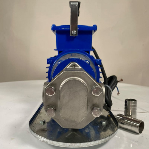 Pompa zębata ze stali nierdzewnej do pompowania benzyny WCB-75/380V 50Hz, 75 l/min, 30 m, AISI 304, 0,75 kW, 2900 obr./min, Ex