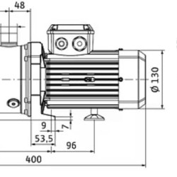 MEDANA CH1-L.1002-1/E/10T Pompa lagunowa WILO do zaopatrywania w wodę