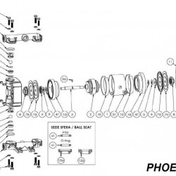 Uszczelka pierścieniowa, AISI, PHOENIX P07, P18, P50, P65, P100, P101, P160, P250