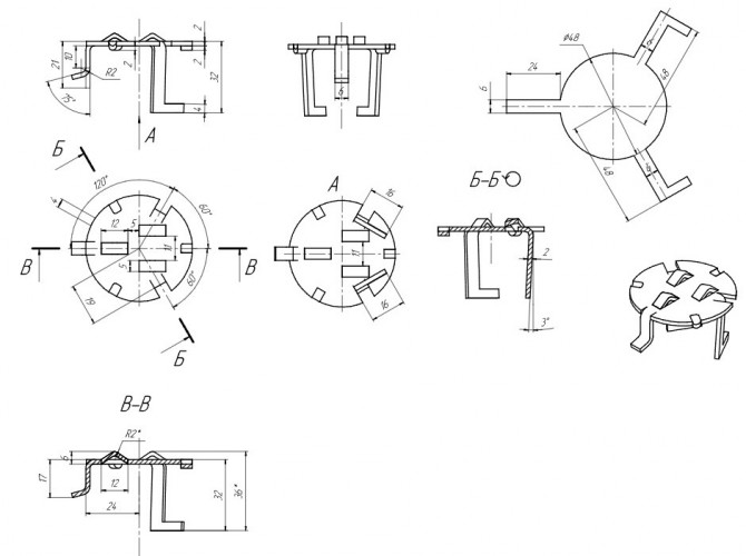 Zawór do kolumn rektyfikacyjnych i destylacyjnych, 48x2 mm, 0Cr13