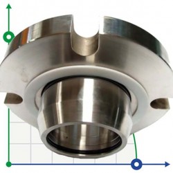 Uszczelnienie kasetowe R-ZF 65, SIC/SIC, VITON, 304