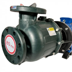 Pompa plastikowa do chemikaliów QHB-G-75072EAL-SSH5V38AGABS-3801, GFRPP, 3,7 kW, 380 V, odśrodkowa samozasysająca