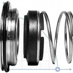 Uszczelnienie pompy Alfa Laval R-AL.LKHs 32, SIC/SIC, VITON, 316