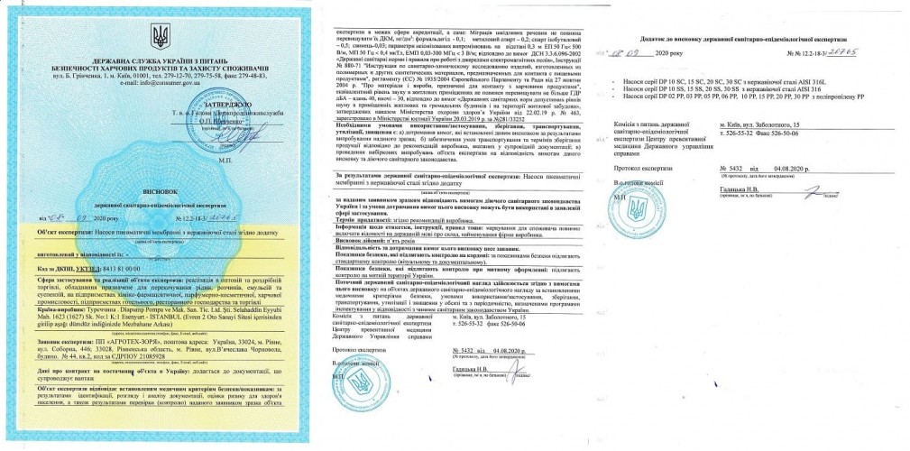 Membranowa pompa spożywcza DP 10 SC/E