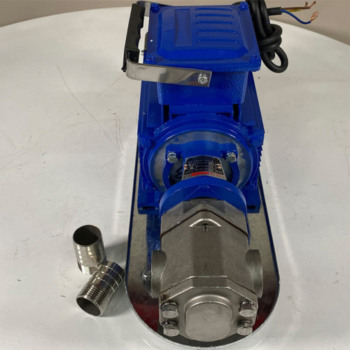 Pompa zębata ze stali nierdzewnej do przesyłu nafty WCB-100/380V 50Hz, 100 l/min, 30 m, AISI 304, 1,1 kW, 2900 obr./min, Ex