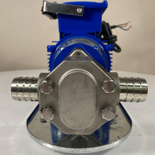 Pompa zębata ze stali nierdzewnej do przesyłu nafty WCB-100/380V 50Hz, 100 l/min, 30 m, AISI 304, 1,1 kW, 2900 obr./min, Ex