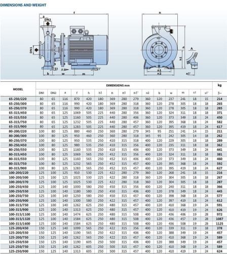 Pompa do cieczy technologicznych BST 100-315/90, 3000