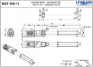 Pompa śrubowa ze stali nierdzewnej do pompowania lepkich, gęstych cieczy z cząstkami stałymi LIVERANI MXF600 TF 11 kW, 473 obr./min, 380 V, AISI 304