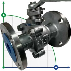 PN16 DN50 Zawór kulowy ze stali kwasoodpornej AISI 316, gniazdo PTFE